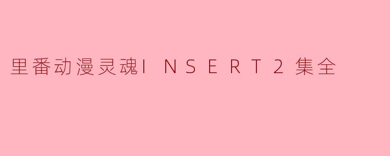 里番动漫灵魂INSERT2集全