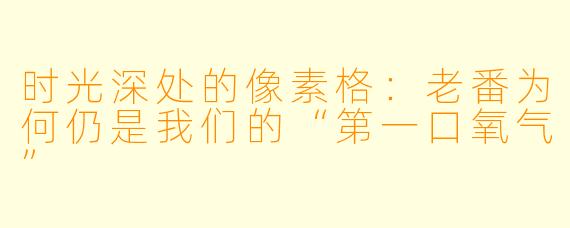 时光深处的像素格：老番为何仍是我们的“第一口氧气”